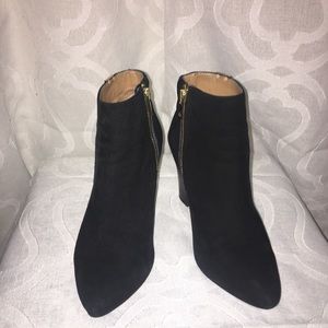 Calvin Klein suede wedge boot